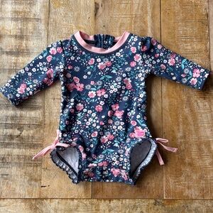 NWOT Ruffle Butts Baby Girl Swimsuit 0-3m